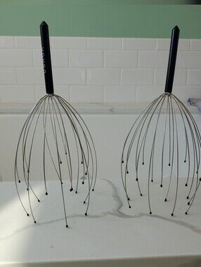 2 Super Relaxing Head / Scalp Massager Hair Growth Stimulator